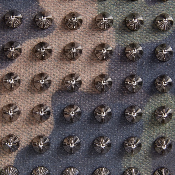 NWOT - CHRISTIAN LOUBOUTIN Funky Leather Crossbody Bag In Camo Print - Picture 7 of 8